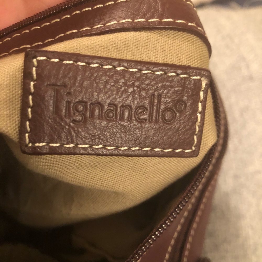 Tignanello leather backpack - Picture 4 of 6